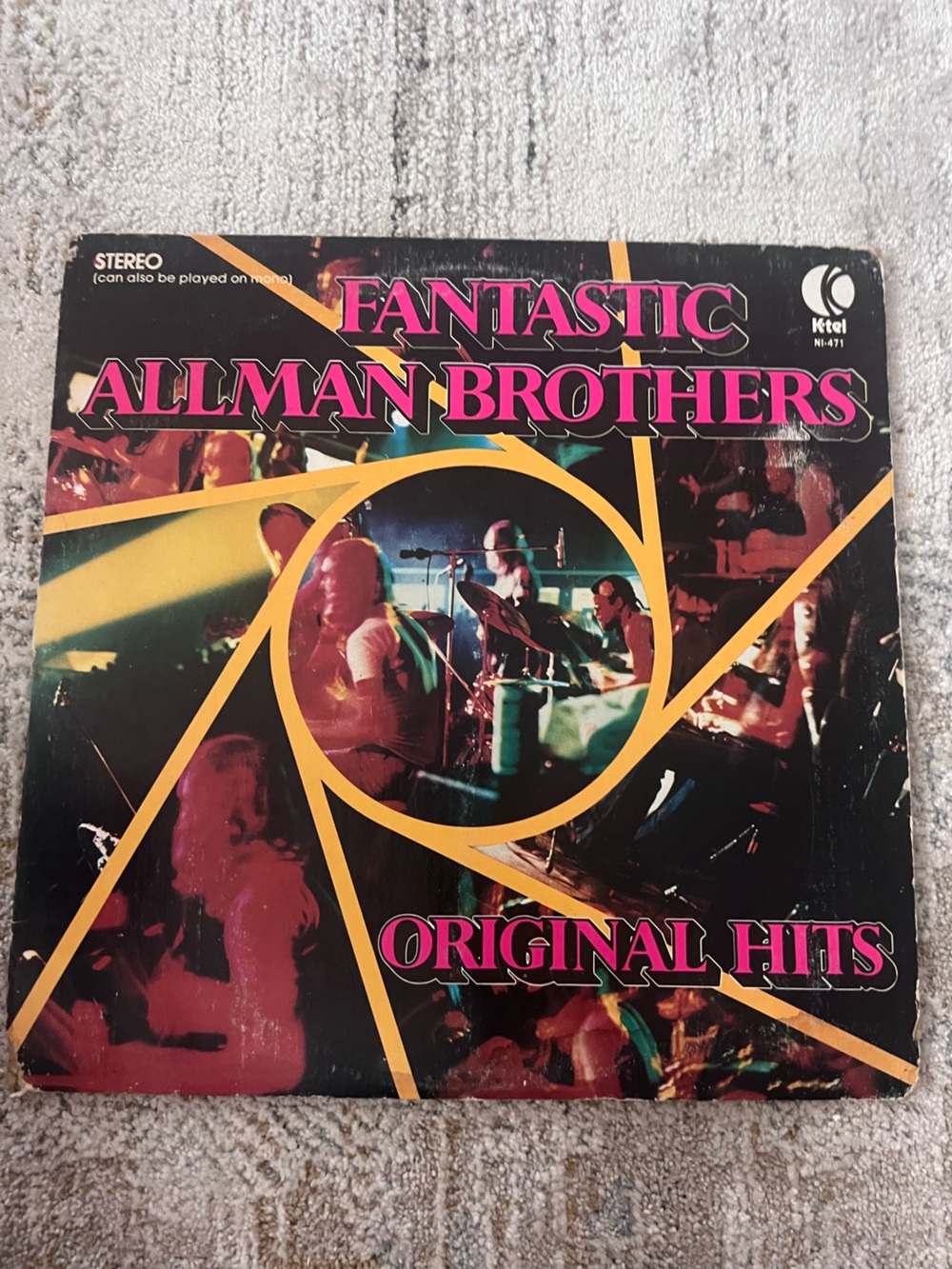 Fantastic Allman Brothers K-Tel NI-471 LP Original Hits